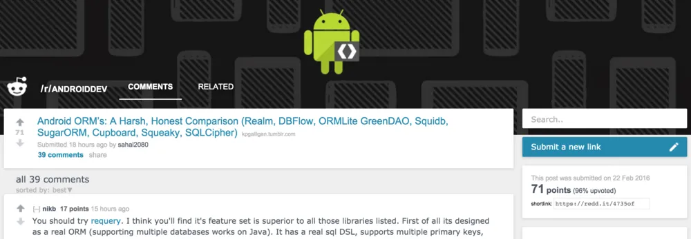 Kevin’s blog post following up on his DroidconUK talk is being discussed on /r/ANDROIDDEV today. Check out Kevin's original post.