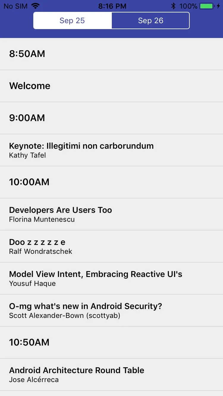 Droidcon NYC, on iOS, with Kotlin Native