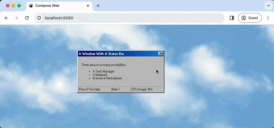 Draggable Window